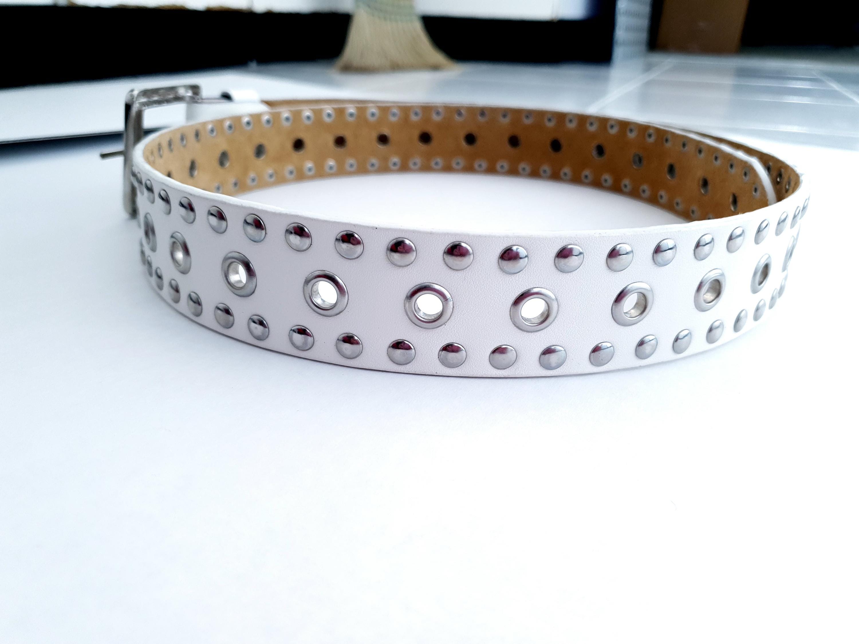 Y2k White Belt - Etsy