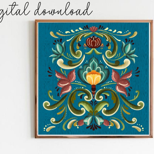 Rosemaling - Etsy
