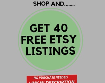 40 Free Listing For Etsy , Free Sign Up Etsy , Get 40 Free Listing ,Open An Etsy Shop For Free , Earn 40 Free Listing For Open A Etsy Shop