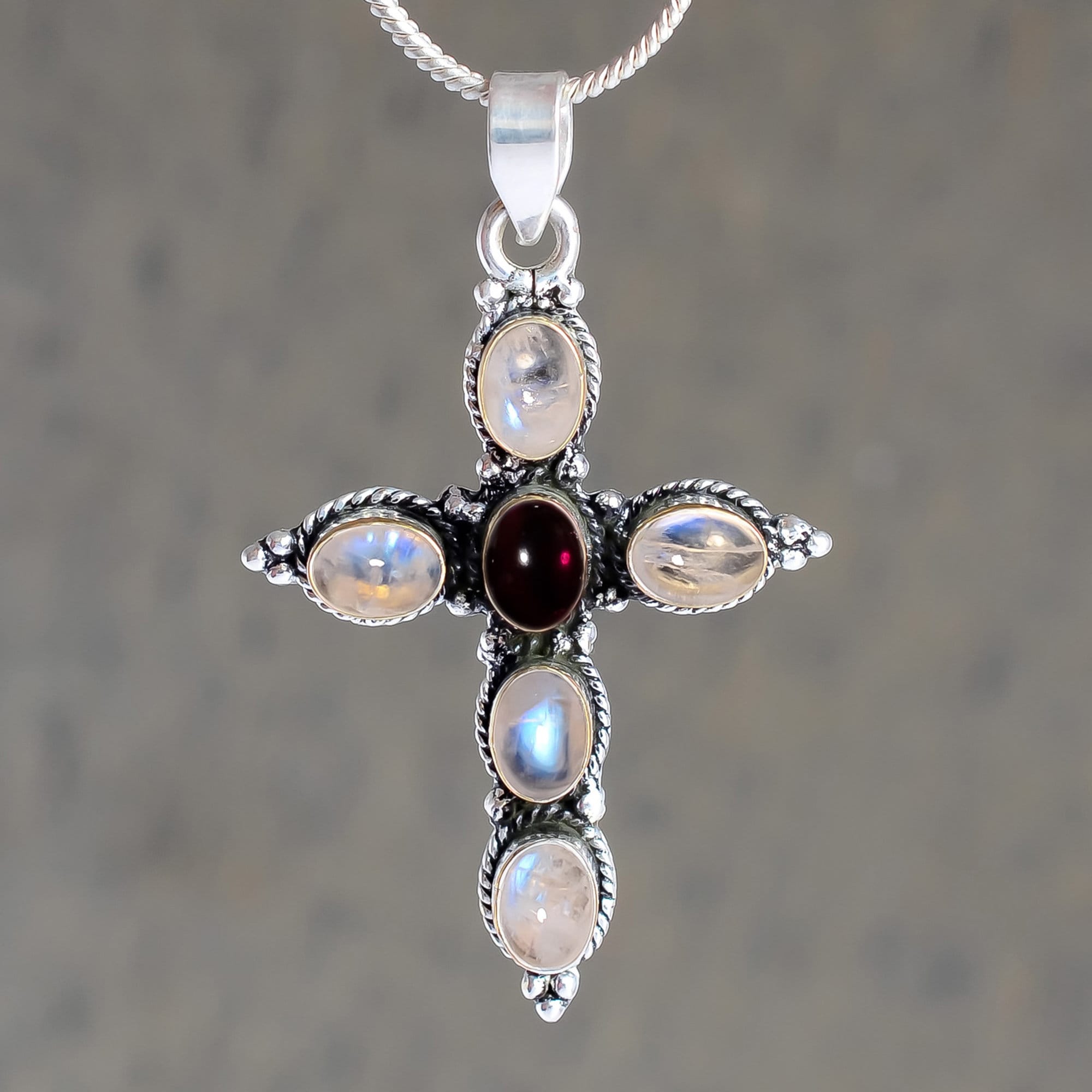 Cavill Blauer Mondstein Silberohrringe 925 Sterling Silber Mit 8,73ct