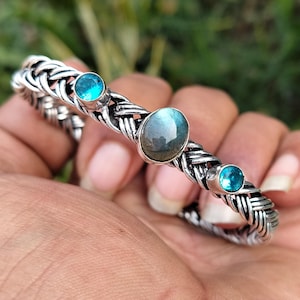 Fire Agate Cuff - Etsy display picture 3