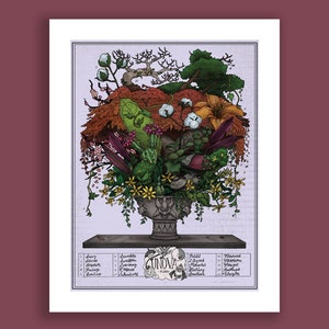 Unova Flora Art Print