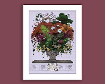 Kunstafdruk Unova Flora