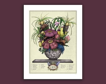 Kanto Flora Art Print