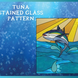 Tuna Stained Glass Pattern