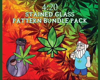 4:20 Stained Glass Pattern Bundle