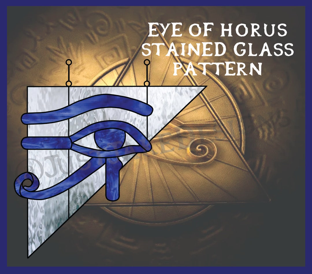 Eye of Horus Stained Glass Pattern Etsy