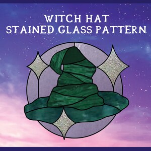 Witch Hat Stained Glass Pattern