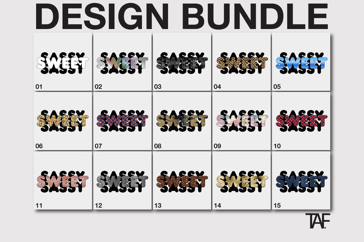Download Sweet And Sassy SVG Sassy Sublimation Sublimation PNG | Etsy