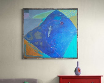 Custom Abstract Painting: Modern Canvas Wall Art