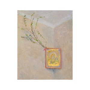 Religious Painting Christian Artwork Religious Wall Art Christian Decor Original Oil Painting 16 by 20 by MAVARTO