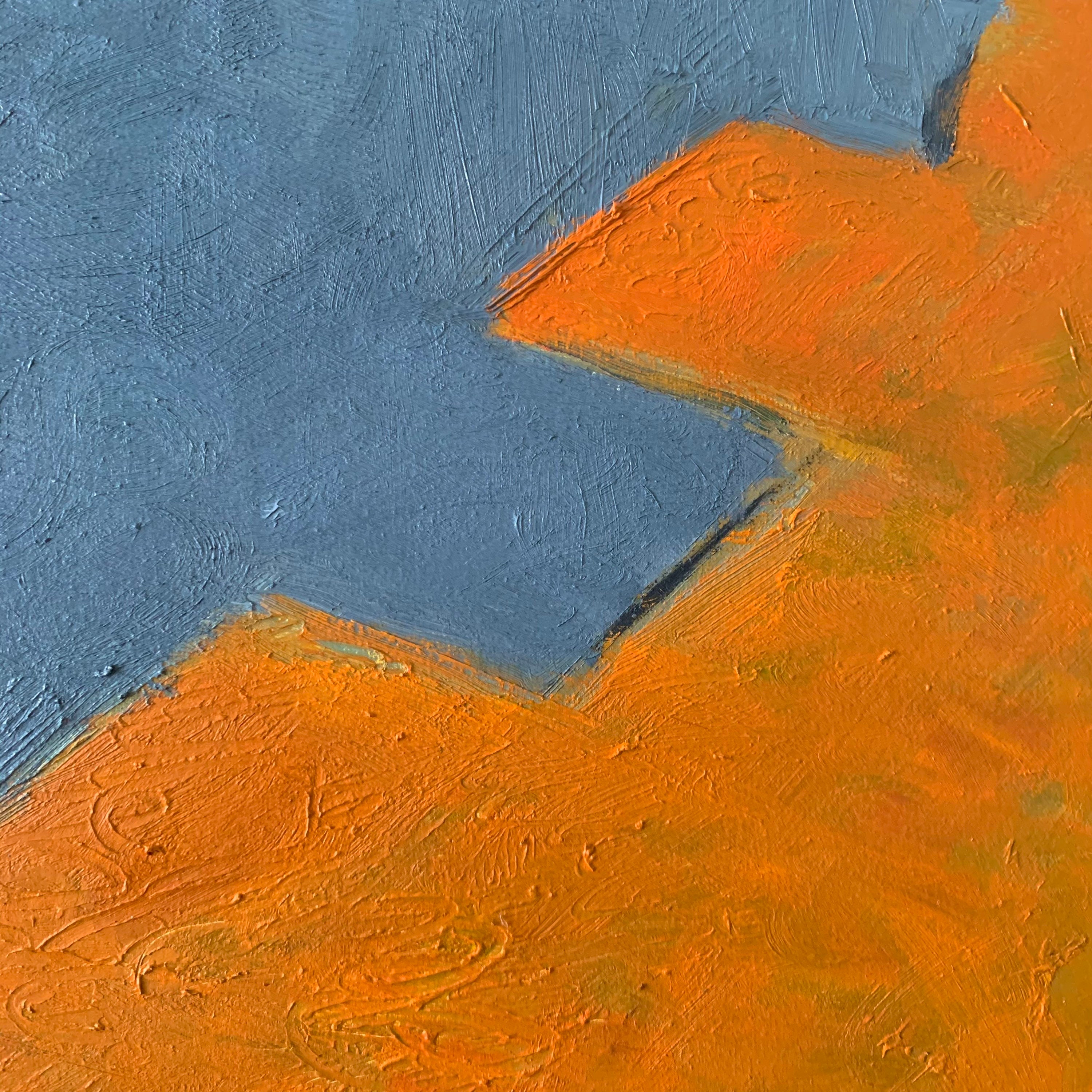 Orange Abstract Painting Abstract Wall Art Original Canvas Art Etsy