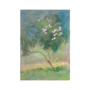 Baum Malerei Wald Wand Kunst Baum Kleines Wand Dekor Original Natur Kunstwerk 12 von 8 von MAVARTO