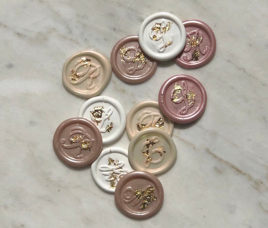 Gold Flake Letter Wax Seals Seal wax Seal Stickers Adhesive Wax Seals