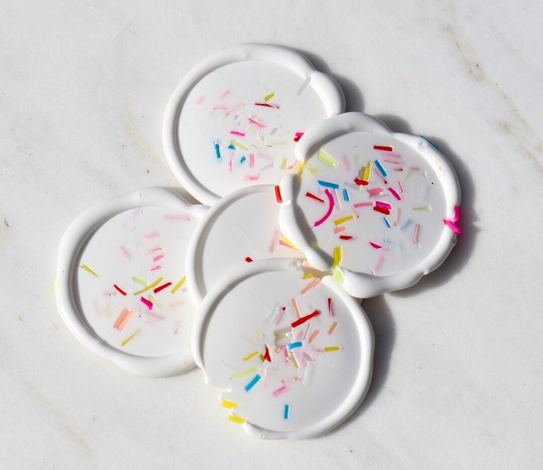 Sprinkles Wax Seal Peel and Stick Wax Seals Adhesive Already Applied