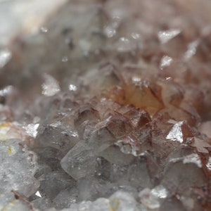 Moroccan HEMATOID Ferruginous Quartz Red Quartz gemstone crystal GEODE grounding, balancing, clarity & transformation image 8