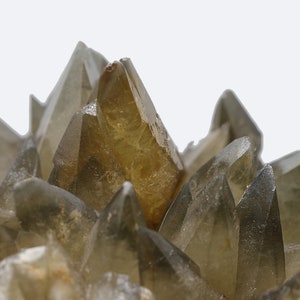 natural raw Moroccan SMOKY QUARTZ gemstone crystal cluster GEODE grounding, protection & balancing image 8