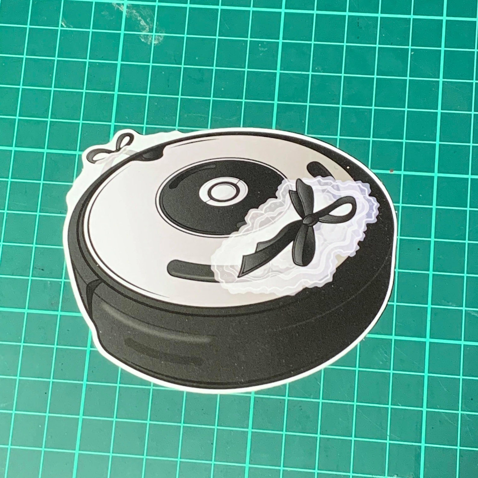 Maid Roomba and Ask Me About My Roomba Vinyl Stickers Etsy