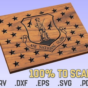 Selo da Guarda Nacional Aérea na União - Arquivo vetorial ANG - crv, dxf, eps, svg, pdf - VCarve Aspire CNC - Laser - Cricut - Download digital