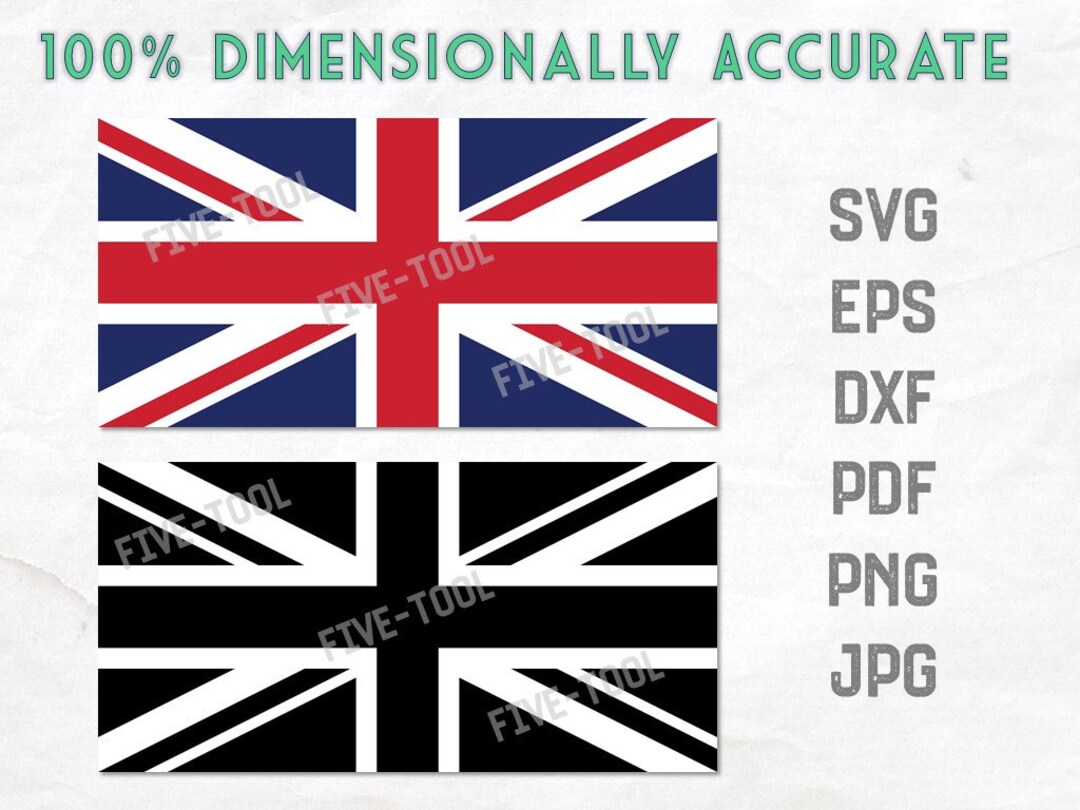 Union Jack Vector Files - British Flag Cut Files - Svg, Png, Dxf, Eps ...