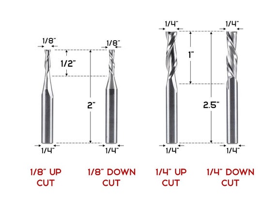 4Mm Enkele Fluit End Mill, Spiraalvormige Carbide Router