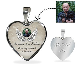 memorial jewelry for loss of husband