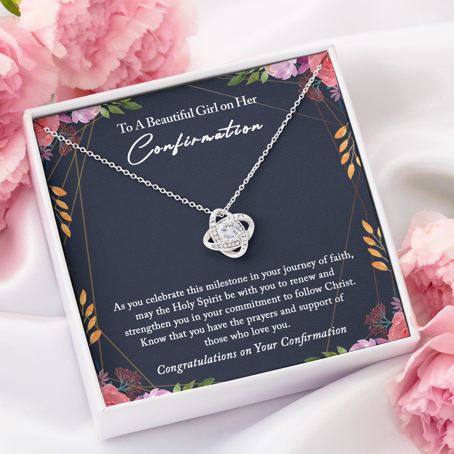 Confirmation Gifts for Girls Confirmation Necklace Holy Etsy