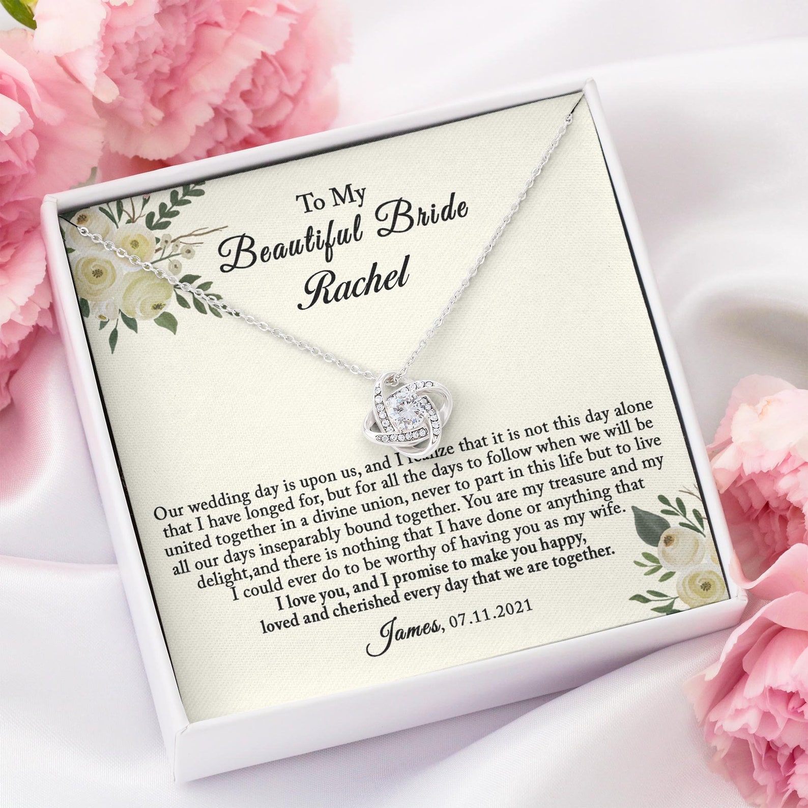 Traditional Groom To Bride Gift
 Groom to Bride Gift on Wedding Day Gift for Bride From Groom