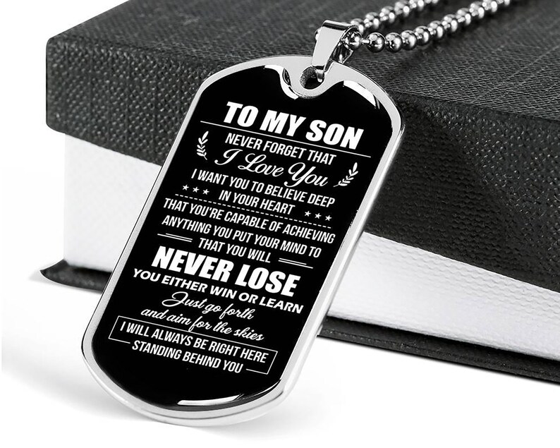 To My Son Keepsake Gift for Son Gift for Son From Mom Son Etsy