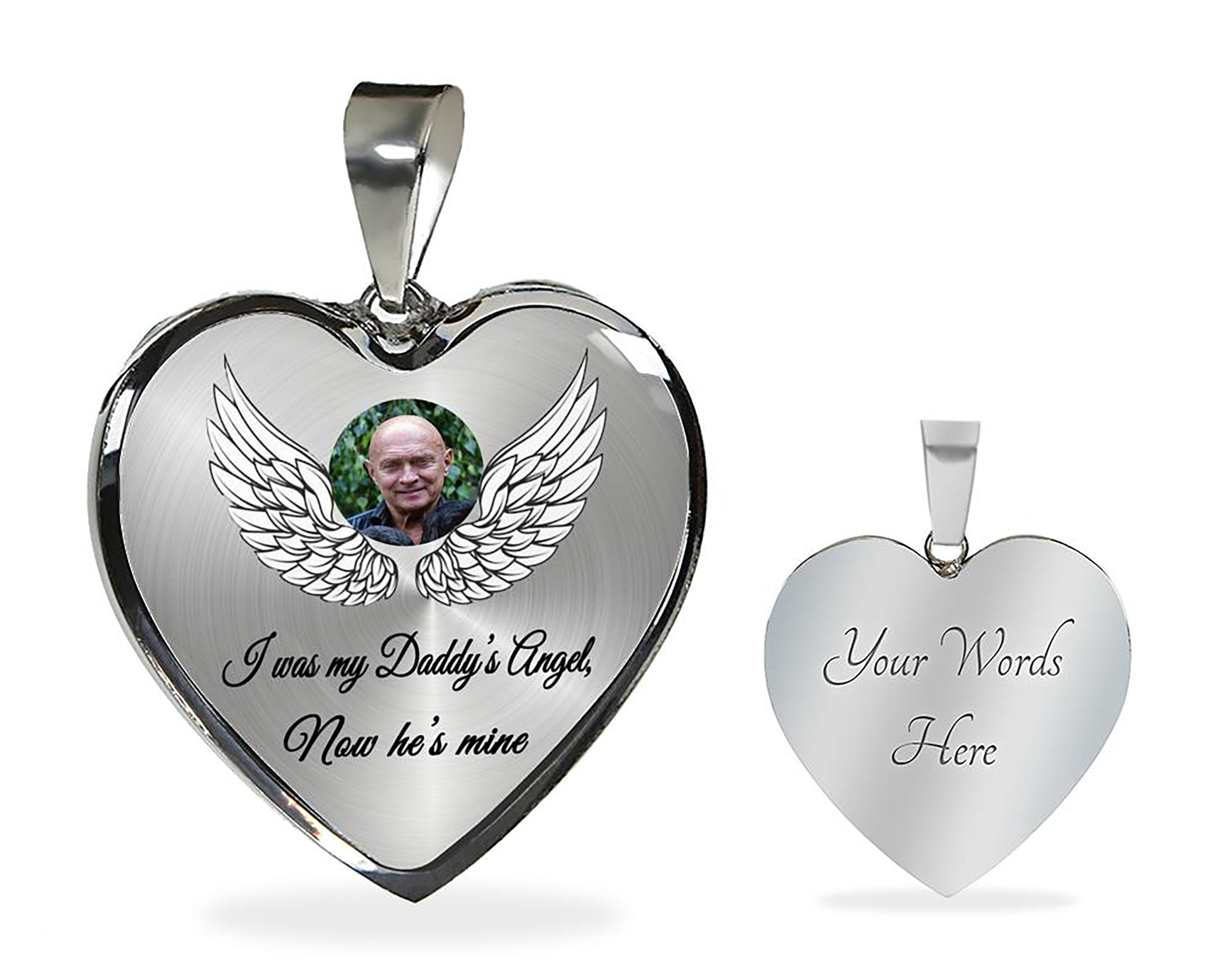 Loss of Father Gift Bereavement Gift Sympathy Necklace Dad Etsy