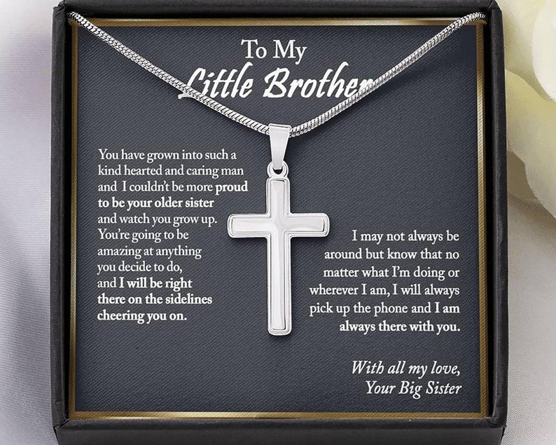 Little Brother Gift, Gift for Little Brother from Big Sister, Little Brother Birthday Gift, Teenage Brother, Younger Brother, Graduation 