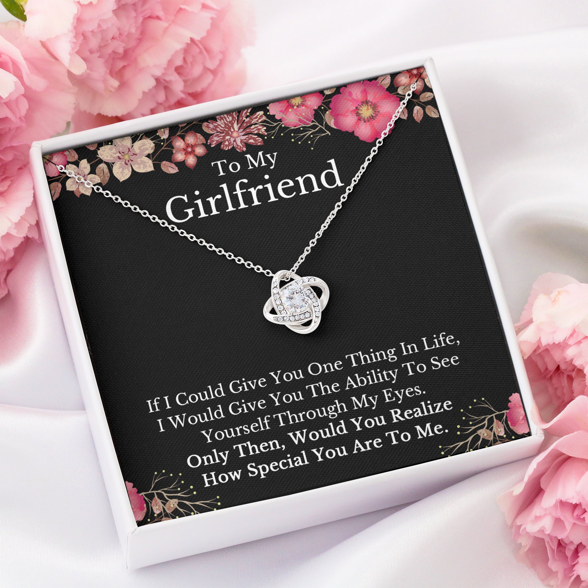 To My Girlfriend Necklace Necklace for Girlfriend Birthday Etsy