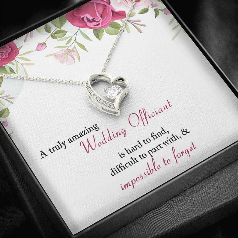 Wedding Officiant Gift Wedding Officiant Necklace A Truly Etsy