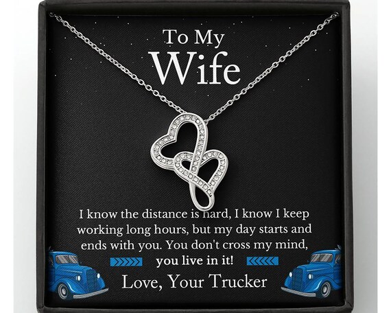 Trucker Wife Necklace Truck Drivers 