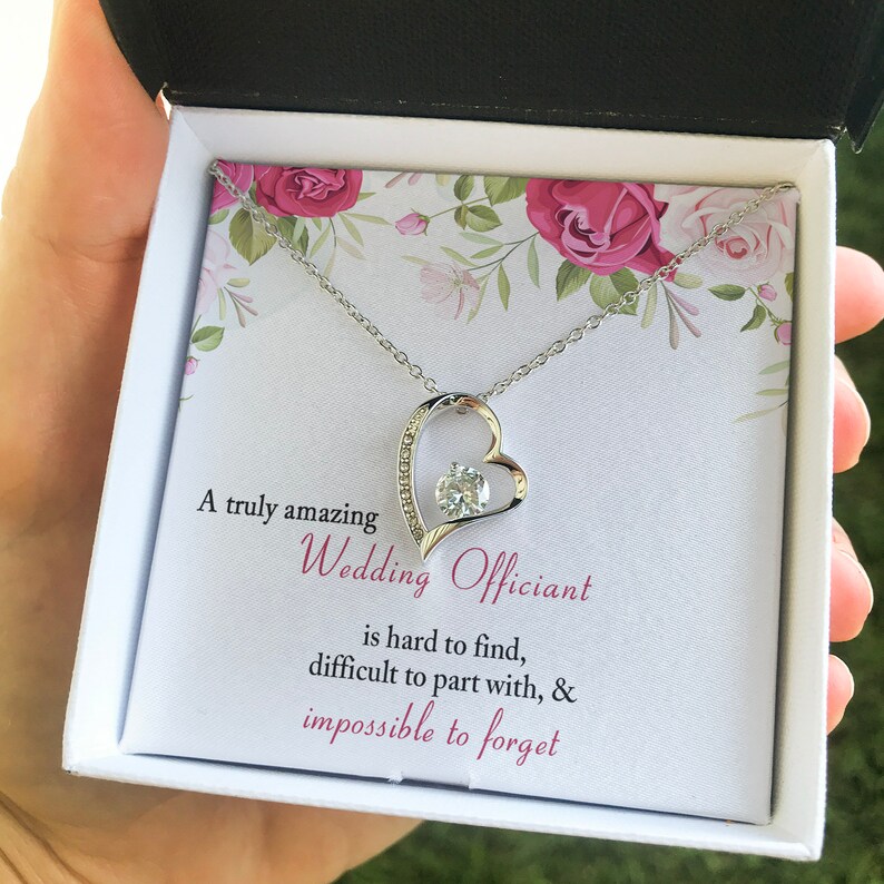 Wedding Officiant Gift Wedding Officiant Necklace A Truly Etsy