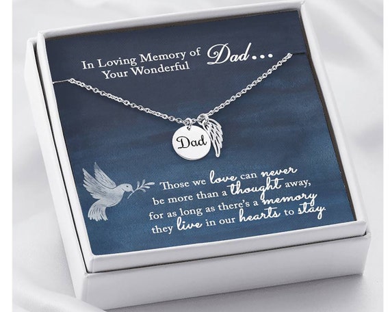 memorial necklace for dad