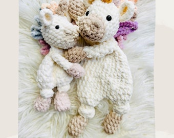 Made to Order/Blanket Soft Plush/Unicorn Snuggler/Unicorn Lovey/Pre-Order.
