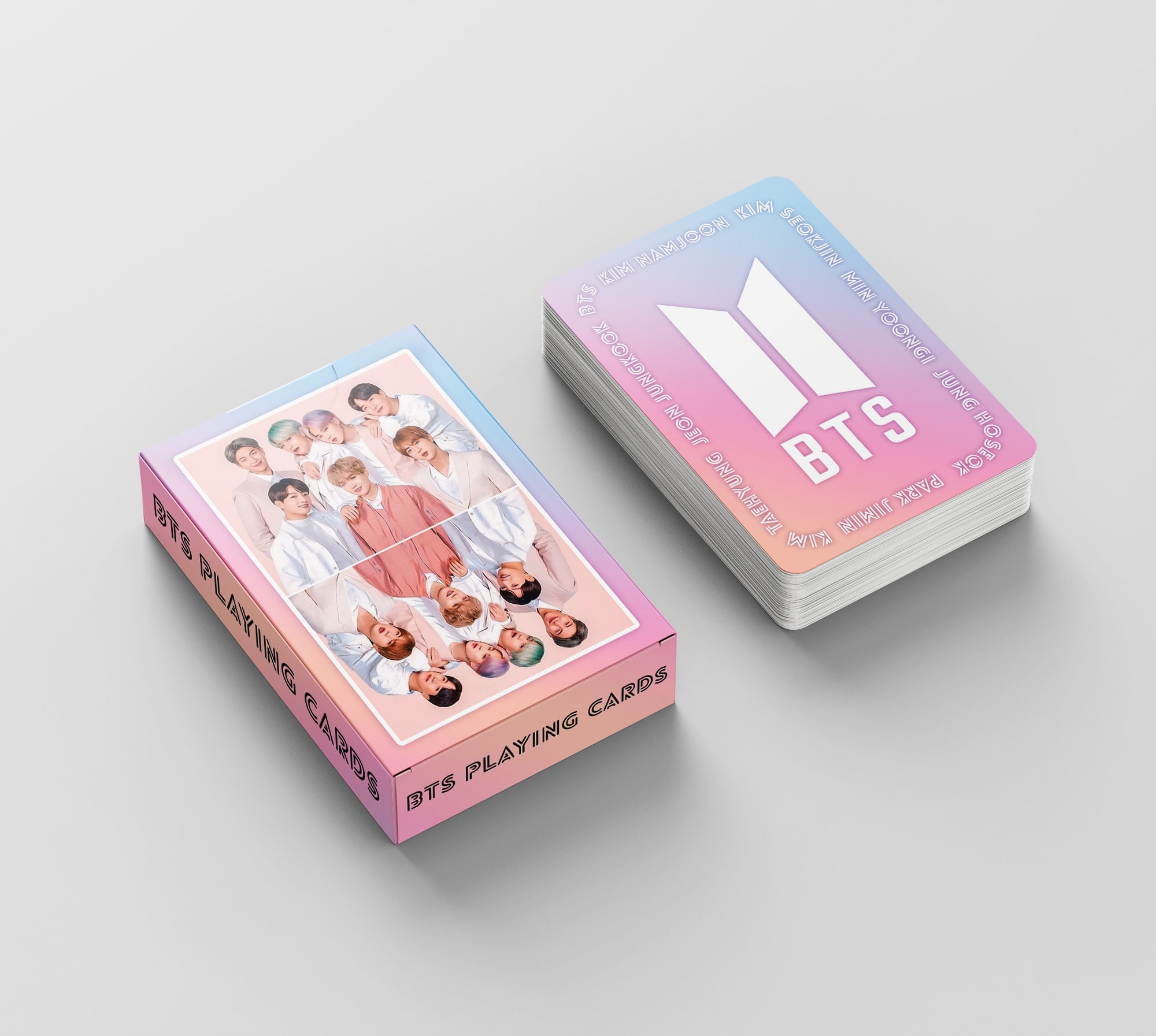 BTS playing cards printable Bangtan boys poker cards Digital Etsy