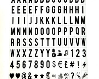 Acrylic Letter pack | 1.5 x 2.5 inch letters | Letter Ledge letters only | Interchangeable Letters