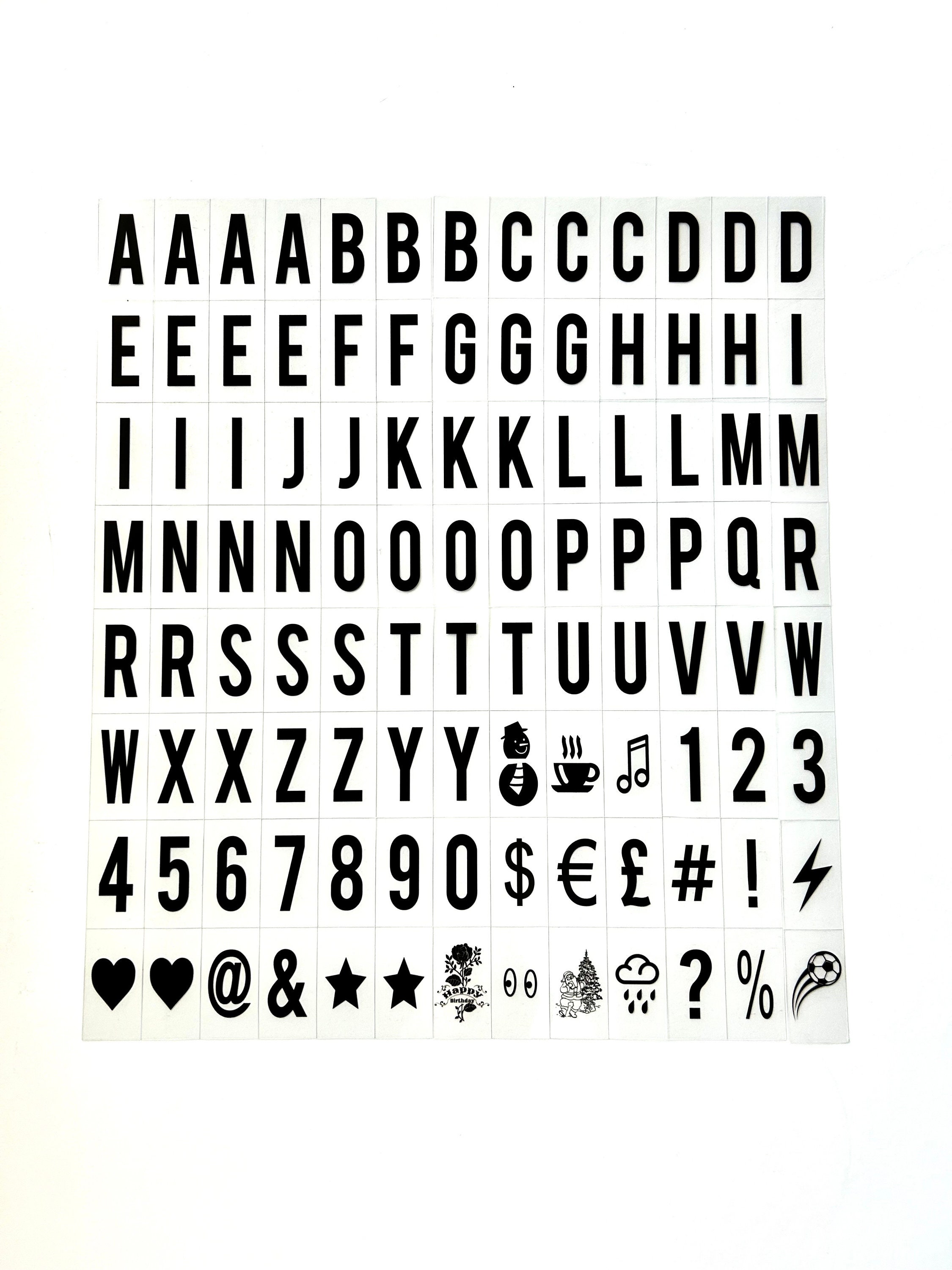 Sng Lettering Interchangeable Sign Letters