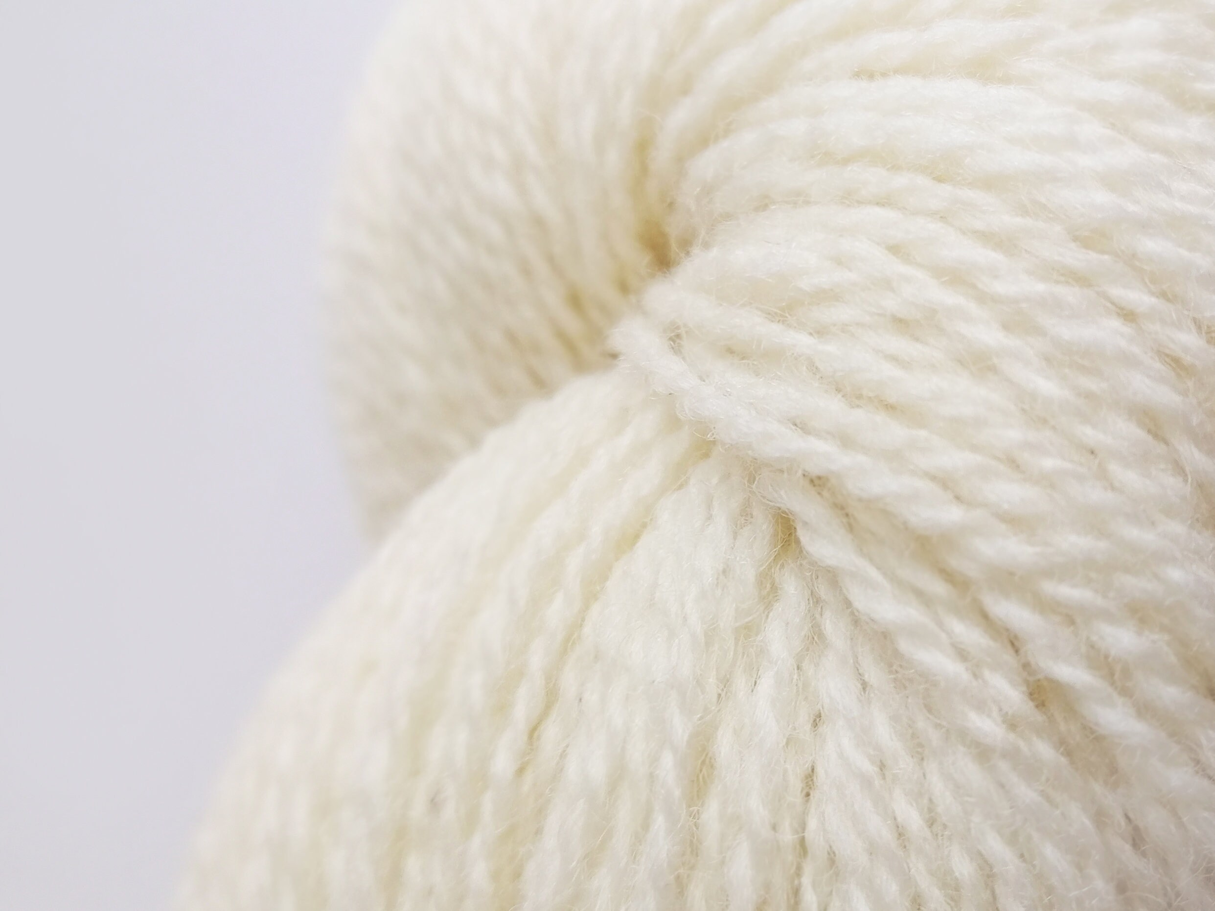 White 100% wool yarn for knitting sweater wool mitten wool | Etsy