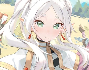 Impresión de Frieren de 11 x 17 pulgadas