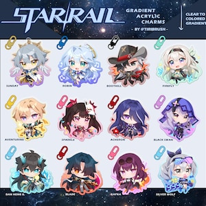 HSR: Gradient Acrylic Charms