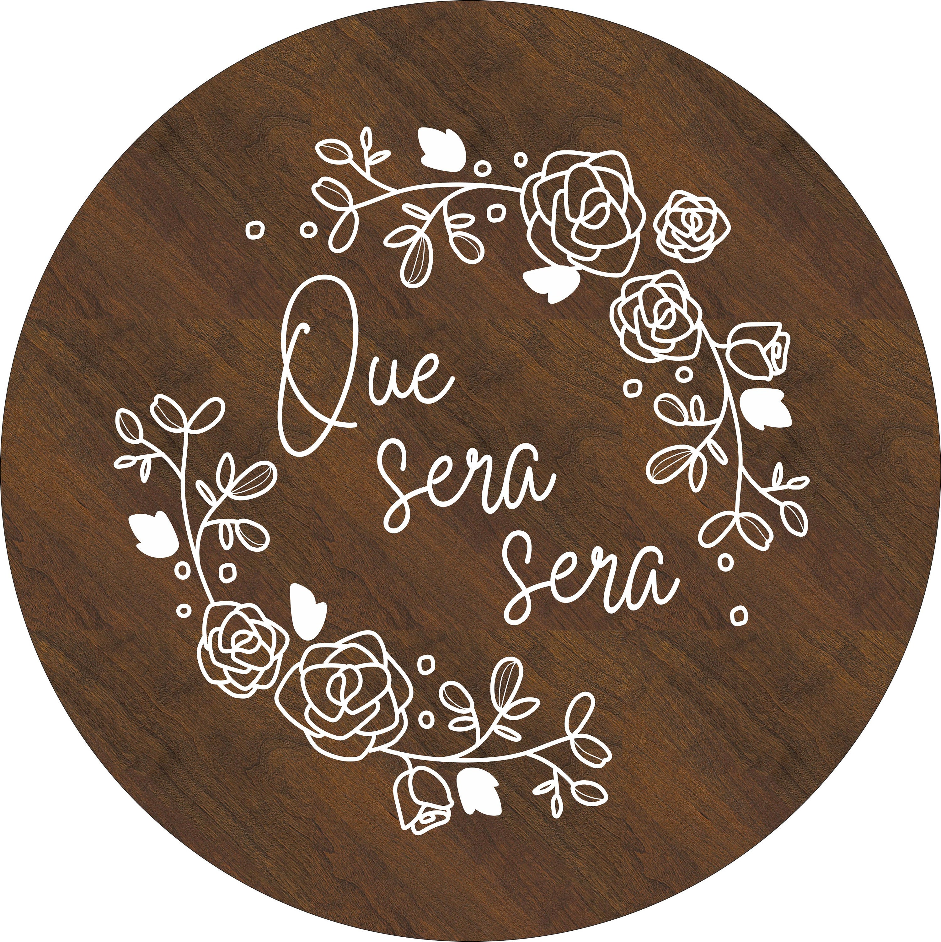QUE SERA SERA Svg Whatever Will Be Spanish Quote | Etsy