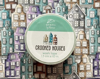 CROOKED HOUSES Washi Tape