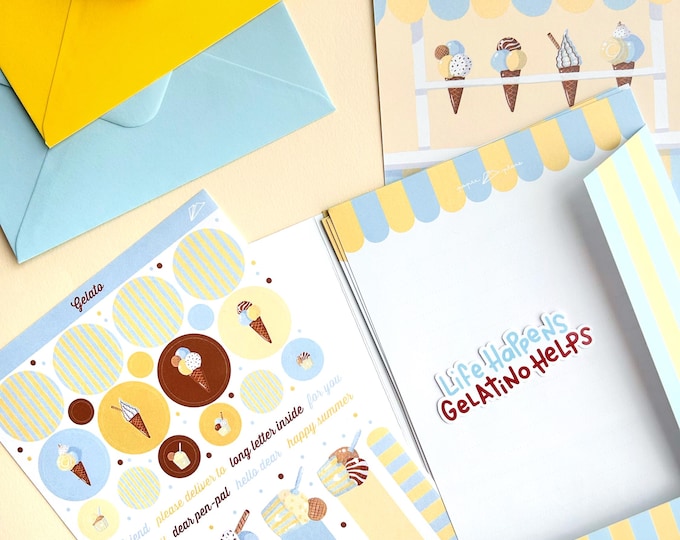Featured listing image: LETTER SET ice cream