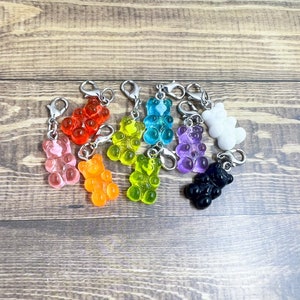 Gummy bear badge reel, badge charm, RN badge reel, pediatric badge reel, doctor gift, Christmas gift for nurses,  birthday gift for her