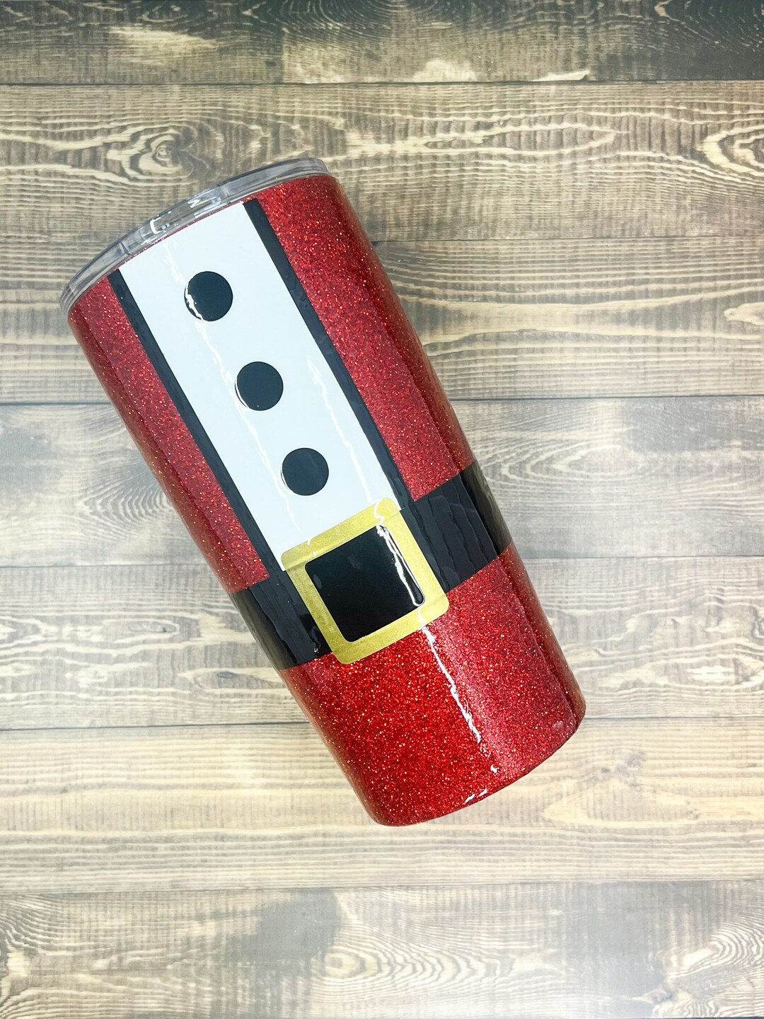 Rhinestone Santa Tumbler