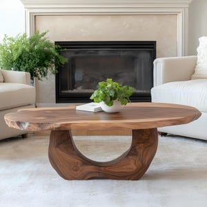 Rustic coffee table modern solid wood coffee table live edge farmhouse table reclaimed wood table living room table living room decor