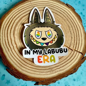 Labubu Era Popmart Unofficial Small Sticker